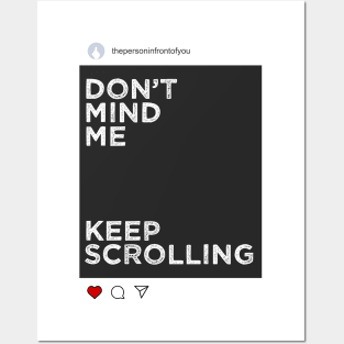 Keep Scrolling Posters and Art